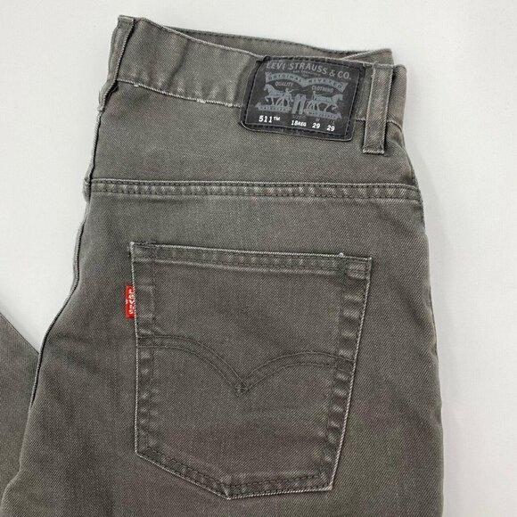 Levi’s 511 Slim Women’s Jeans Size 18 Regular 29x29 Dark Gray - Picture 4 of 8